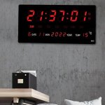 LED Digital Wall Calendar Clock Medium