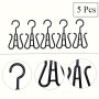 5 Pcs Unisex-Adult Wig Head Stands - Portable Multifunctional Hook Hangers For Easy Wig Drying Storage & Display - Versatile Rack For Hats And Shoes