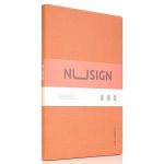 Deli Nusign Notebook A5 96 Sheet Orange brown grey