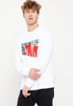 Calvin Klein Disrupted Ck Box Urban Ls Tee - Bright White