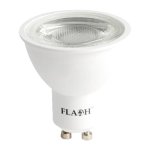 Flash GU10 LED Light Bulb 7W 3000K Warm White
