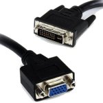 Unique Dvi Male To Vga Female 1.8M Cable