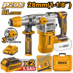20V Ps+ C l R ham Drill B l+acc 6PC Bmc Kit 2BAT