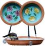 Elaines Birding Bird Bath Terracotta Dia 25CM