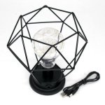 Minimalist Copper Lamp Bedroom Home Wrought Iron Table Lamp Specification:usb
