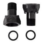 Water Meter Tail Pce Set 22MM + Nut & Washer Pl