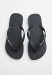 Base Colour Flip Flops - Black