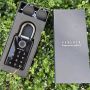 Smart Padlock With Fingerprint Keypad & App- Black