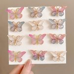 5PCS Adorable Butterfly Hair Clips For Girls Perfect Girl's Hair Accessories