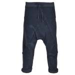 2-TEXTURED Raw-edge Corduroy Pants - Navy M l