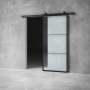 Glass Barn Door D09 Custom Size - 2100 X 1020 X 25MM / Clear Glass