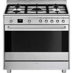 Smeg 90CM Stainless Steel Cooker With Gas Hob - SSA91MAX2