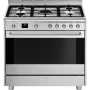 Smeg 90cm Stainless Steel Cooker With Gas Hob - C9MAXSSA2
