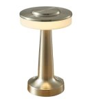 Metal Touch Desk Lamp LED USB Rechargeable & Adjustable Brightness