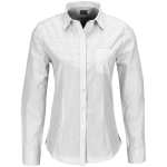 Ladies Long Sleeve Huntington Shirt White Black
