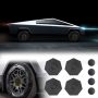 Kistrba Wheel Center Caps Compatible With Tesla Cybertruck 2024 Full Coverage Rust Resistant Reduce Drag For Cybertruck Removabl