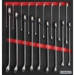 Kennedy Metric Combination Spanner Set 18 Pieces With 2 3 Width Foam Tool Control Inlay For Tool Chests