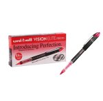 UB-205 Red 0.5MM Vision Elite Rollerball Pen With Cap And Grip – Box Of 12 – 41-3595-03