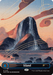 Island 2147 Secret Lair Drop Series - Damaged Foil