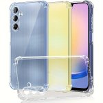 1PC Four Corners Airbags Clear Shockproof Bumper Phone Case For Samsung Galaxy A15 A25 A35 A55 5G Transparent Soft Tpu Back Cove