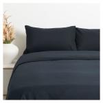 Microfibre Black Duvet Cover Set