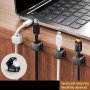 Multi-piece 3/6/9PCS Magnetic Cable Organizers - Sleek Desk Management For Charging & Data Cables Durable Pvc Construction