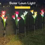 Solac Solar Lily Lawn Light - Purple