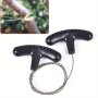 1PC Portable Stainless Steel Wire Saw With Finger Handle Pocket Manual Cutting Chain Saws Outdoor Survival Tool For Camping Hiking