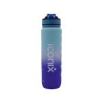 South African Motivational Time Marker Water Bottle Blue Ombre