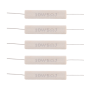 5PCS Wirewound Ceramic Cement Resistor 5 Ohm 10W Watt 5%