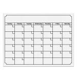 Pack Of 2 Magnetic Fridge Calendars - White