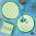 Roarsome Party - Foiled Paper Plates