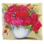 Peonies In A White Bowl Light Weight Fleece Blanket By Stella Bruwer