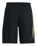 Boys' Ua Woven Graphic Shorts - Black Ysm
