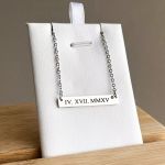 Namira Personalized Bar Name Necklace Stainless Steel Silver Gold Or Rose Gold Ready In 3 Days