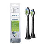 Philips Sonicare Electric Toothbrush Brush Attachments 2 PC S Assorted - Black