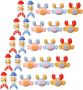 25PCS Ocean Crab Decorative Push Pins Thumb Tacks Resin Bulletin Board