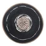 Beaded Shield - Black And White Design