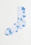 Batik-patterned Socks - Light Blue tie-dye