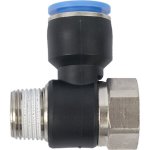 Aircraft Pu Hose Fitting Tee 12MM X 3 8"F X 3 8"M