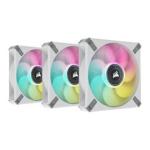 Corsair CO-9050117 ML120 Rgb Elite 120MM Rgb Fan+ Lighting Node Core White 3 Pack Chassis Fans