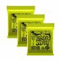 3PC Regular Slinky Electric Guitar Strings Compatible With Ernie Ball 2221