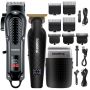 3 Piece Hair Clipper Set Rechargeable Electric Shaver Gifts For Men