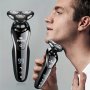 1pc Electric Razor For Men Dry & Wet 3D Mens Electric Shaver Rechargeable Rotary Shaving Machines Father's Day Gift For Father Dad Men Husband Boyfriend