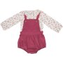 Made 4 Baby Girls 2 Piece Corduoy Romper 12-18M