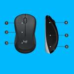 Logitech 920-008685 - Logi MK540 Wireless Keyboard And Mouse Combo Unifying USB Receiver