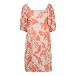 Printed Squareneck Dress