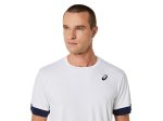 ASICS Men's Court Ss Top - XL Brilliant White midnight