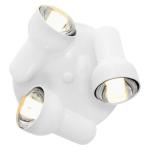 Eurolux Turbo R80 3 Spotlight On Plate White Plate Wht
