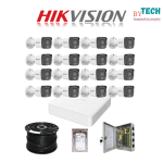 Hikvision 16 Channel Cctv Kit With 2MP Audio Cameras
